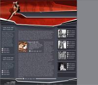 Female aerobics exchange Web site layout